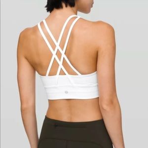Lulu Lemon White Criss Cross Sports Bra